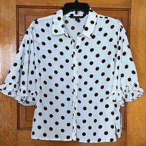 Zac & Rachel Polka Dot Top